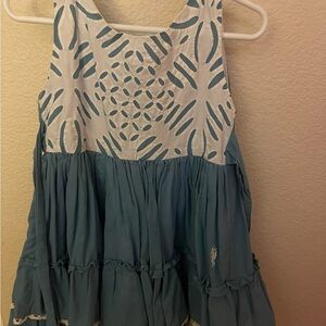 Well Dressed Wolf Blue and White snowflake dress